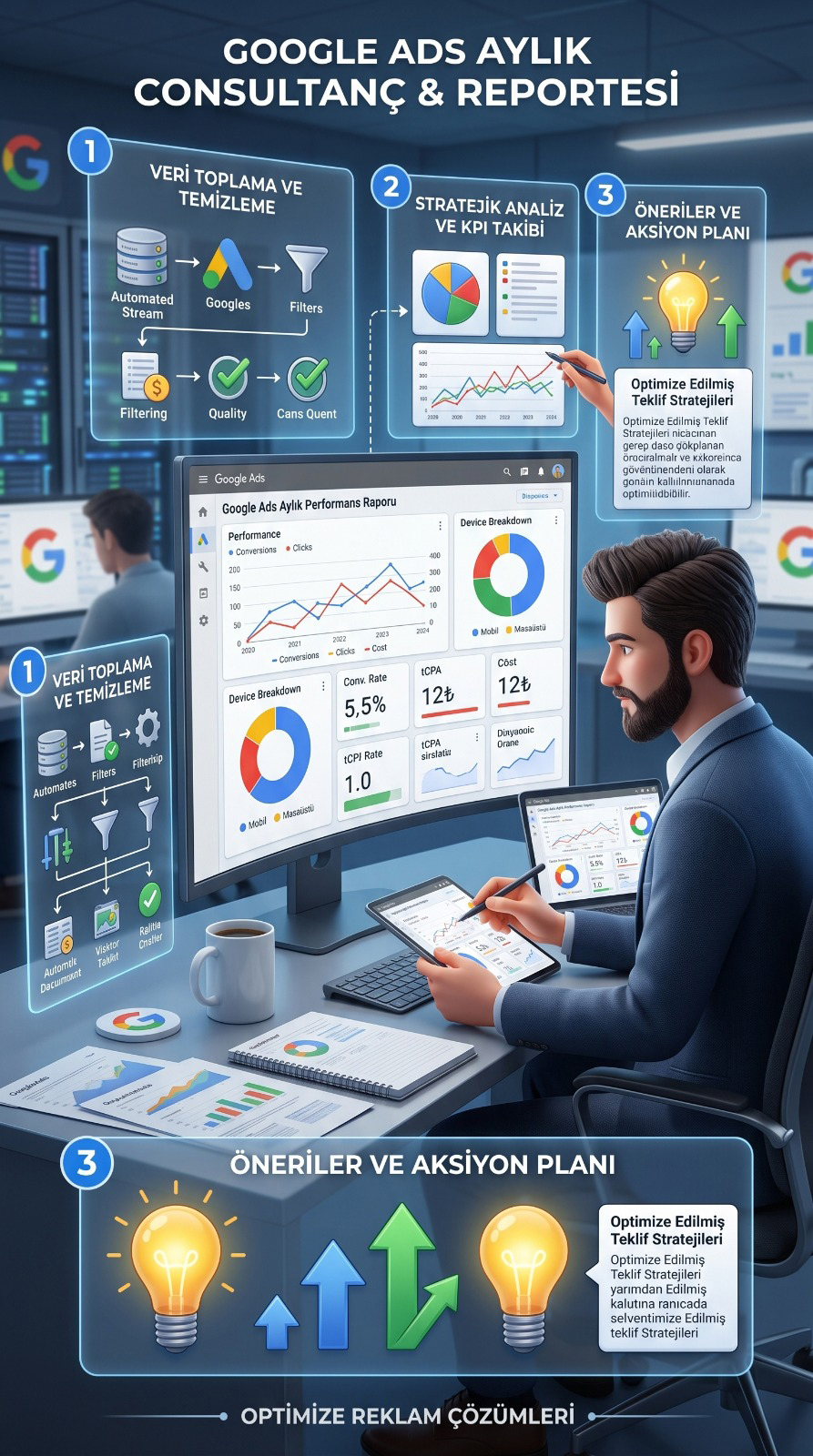 Google Ads raporlama süreci