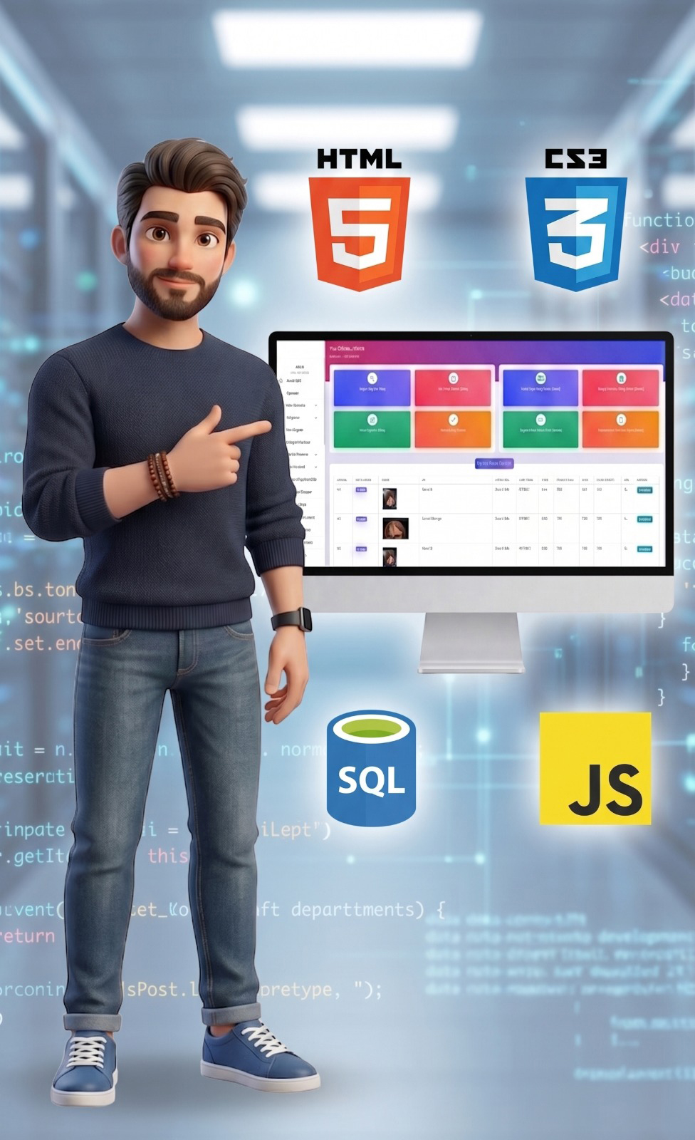 Özel admin panelli web sitesi